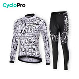 TENUE VÉLO FEMME HIVER - PETS+ tenue de cyclisme CycloPro Sans XS 