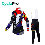 Tenue Vélo Hiver Mosaique - Confort+ tenue thermique femme GT-Cycle Outdoor Store 