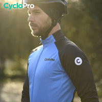 Thermique Cyclisme Bleue - Thermika Veste thermique velo CycloPro 