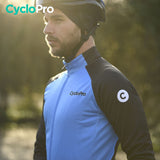 Thermique Cyclisme Bleue - Thermika Veste thermique velo CycloPro 