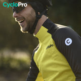 Thermique Cyclisme Jaune - Thermika Veste thermique velo CycloPro 